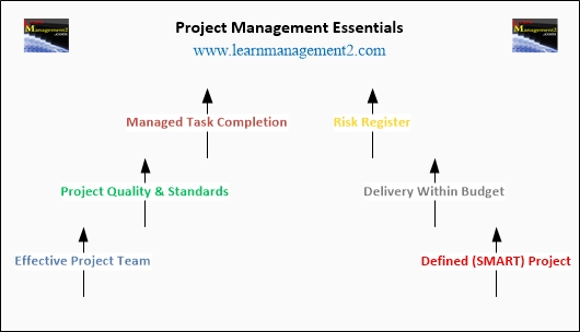 Project Management Essentials Diagram