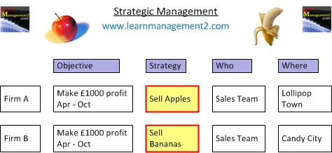 Strategic Management Example Diagram